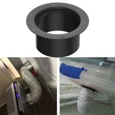 Ventilation Pipe Air Ducting Duct Joint Wall Flange Connector 100mm/125mm/150mm