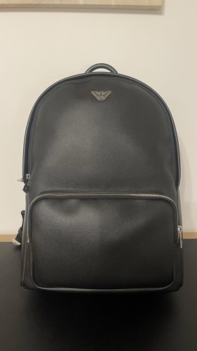 Emporio armani black - black, leather