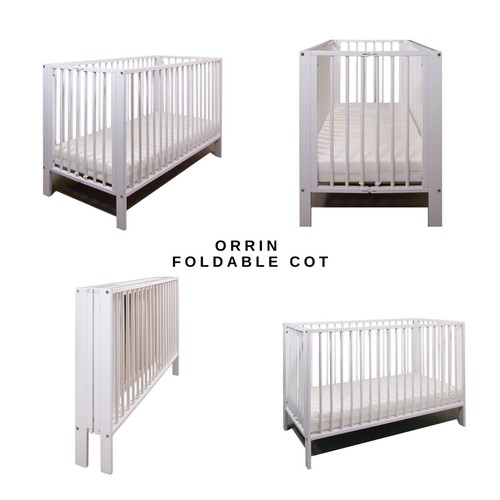 New wooden orrin baby - new, white