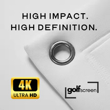 GolfScreen 4m x 3m GOLF SIMULATOR IMPACT SCREEN HIGH IMPACT + HIGH DEFINITION