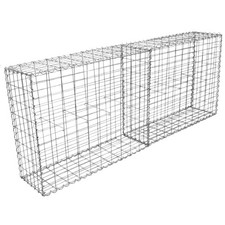 Monster Shop Gabion Baskets Galvanised Steel Cages Stone Customer Return UA
