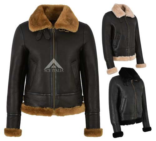 Ladies sheepskin jacket - b3,