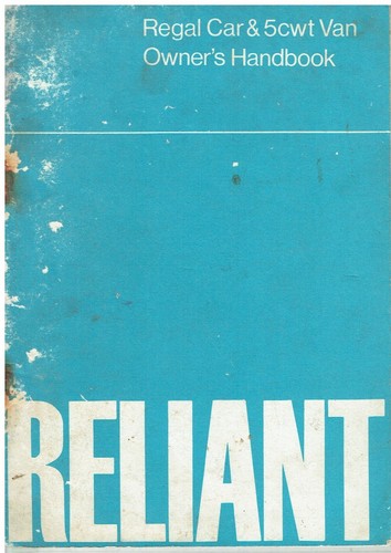 Reliant regal saloon 5 - reliant,