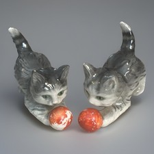 2 x Vintage Goebel Hummel Grey