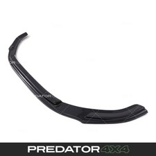 GLOSS BLACK SPLITTER FRONT BUMPER SPOILER FOR VW TRANSPORTER T6 T6.1 16-24