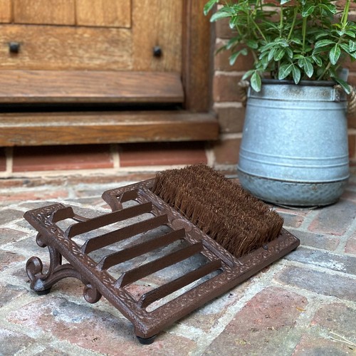 Cast iron boot - boot, scraper