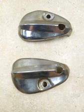  Honda CUB S65 Lower Chrome Front Fork Leg Shields Covers 1965 1966 PA AP-189