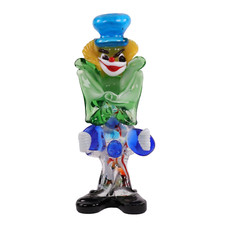 Murano Glass Clown Art