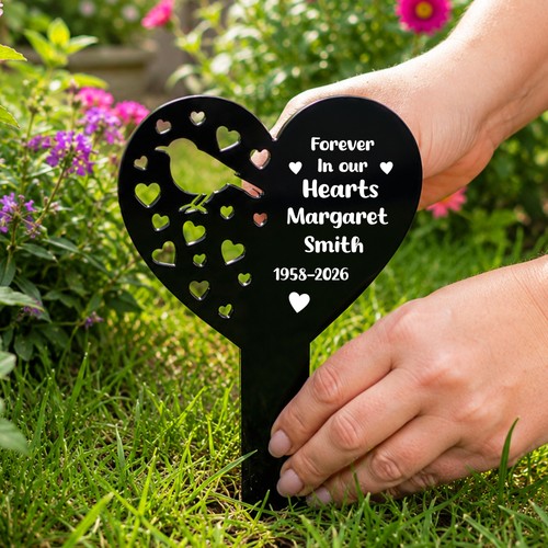 Personalised robin memorial - personalised,