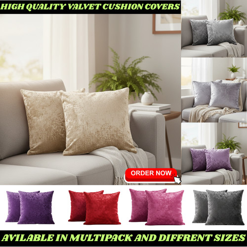 Crushed cushion covers - covers, or