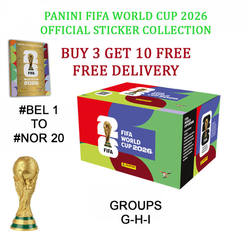 Panini world cup 2026 sticker - world,
