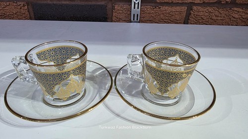 Turkish glass tea cups - cups, &