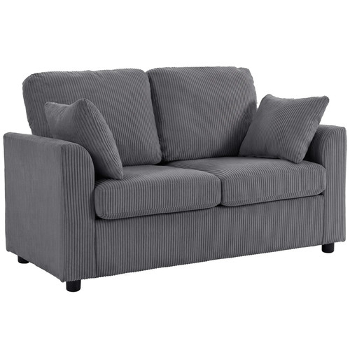 Homcom seater sofa corduroy - 2, sofa,
