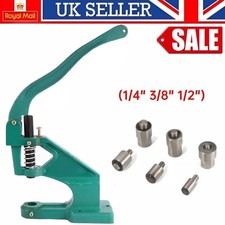 Eyelet Machine Punch Presser Tool Manual Press Puncher Hand Press Rivet Machine