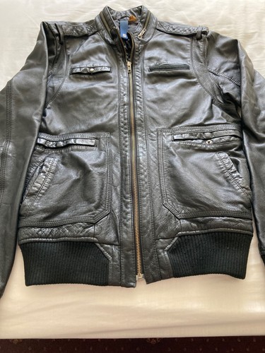 Women leather jacket - h&m, women's
