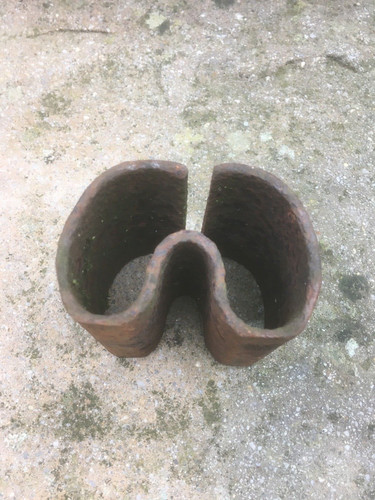 Steel key for cast - iron, rail