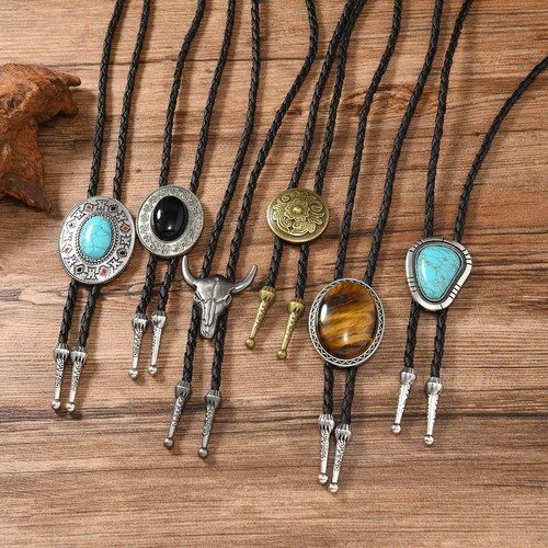 Western cowboy bolo - cowboy, tie