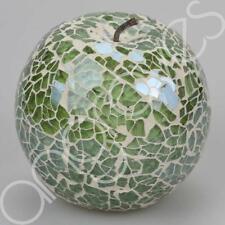 Mosaic Glass Apple (Green) Home Decorative Decor Fruit Display Piece Gift