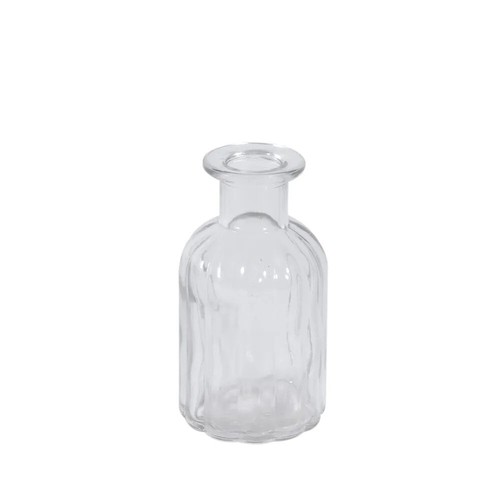 Small glass bud stem vase - glass,