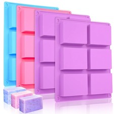6-Grid Silicone Rectangular