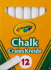 Crayola White Chalk 12ct