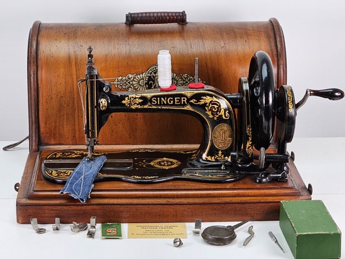 Rare 1886 antique singer 12k - rare,