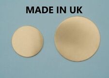 BRASS metal blanks Round Disc 0.9mm thick Choose 8mm - 108mmØ Deburred UK-MADE