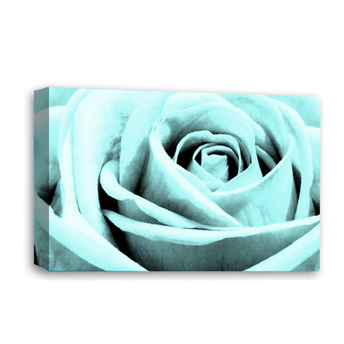 Floral wall art duck egg - floral,