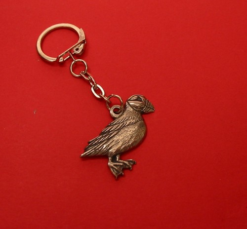 Puffin pewter keyring mum - keyring,