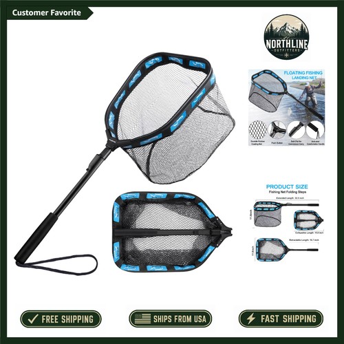 Compact floating fishing net - floating,
