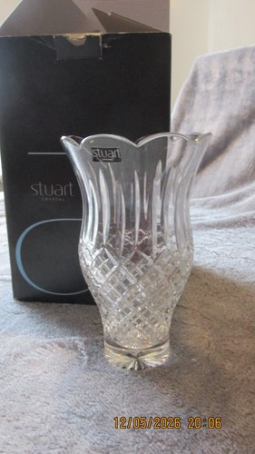Stuart crystal vase - crystal,