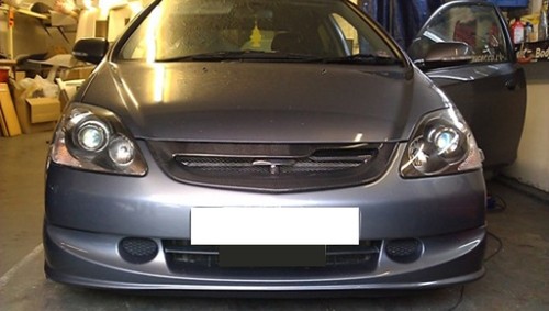 Honda civic badge less front - honda, badge-less