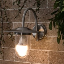 Swan Neck Garden Wall Light