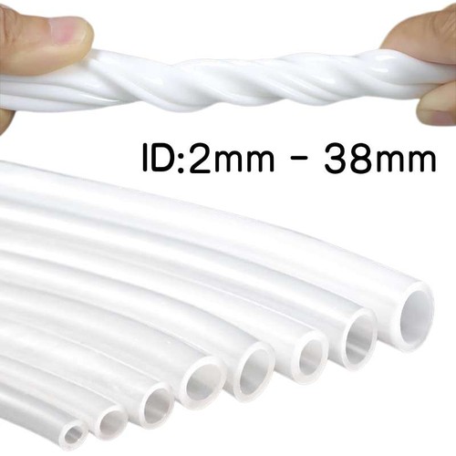 White silicone tube flexible - white,