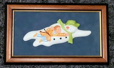 Royal Doulton Snowman Walking In The Air Plaque