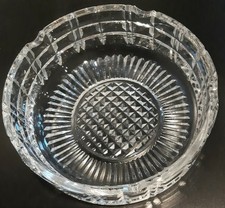 Waterford Crystal Dish Cigar Ashtray 5 Place Clear Cut 7” Decor Bowl Celtic Mark