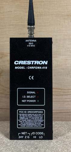Crestron cnrfgwa 418 - crestron, 418mhz