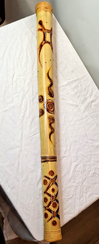 Vintage 80cm bamboo rain stick - rain,