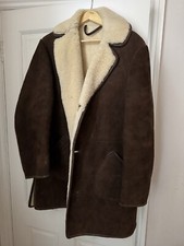 Shearling Sheep Skin Mens Coat