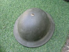 WW2 1943 British Army Brodie Steel Helmet tommy 