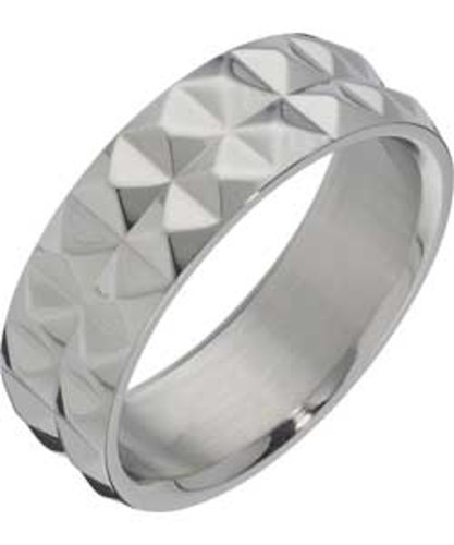 Silver geometric patterned - geometric,
