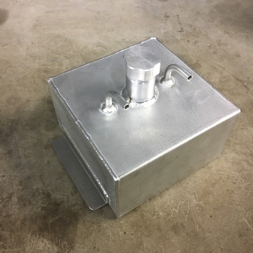 Gallon aluminium fuel tank - aluminium,