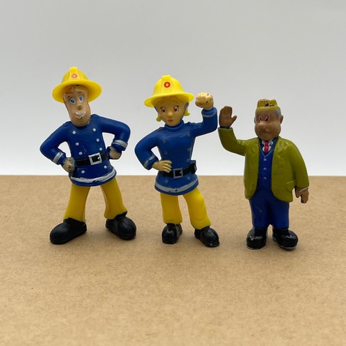 Vintage fireman sam - fireman, character