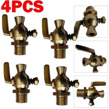 4* TRACTOR RADIATOR ENGINE BLOCK DRAIN TAP BRASS 1/4 BSP NUFFIELD LEYLAND 30007