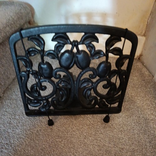 Cast iron cook book - cook, stand