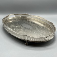 Vintage Silver Plated Footed