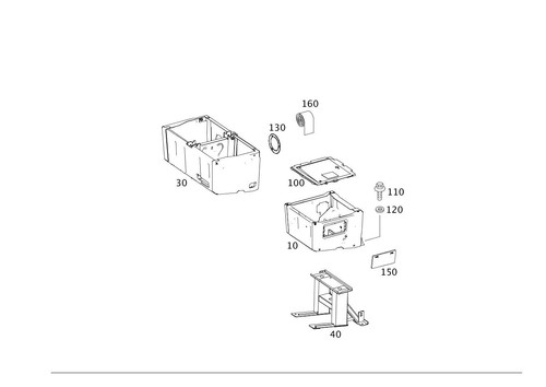 Mercedes benz genuine seat - genuine, box