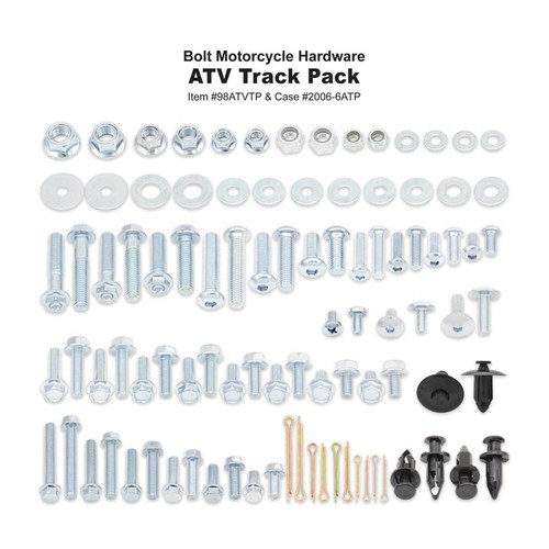 New track pack bolt - kit, quad