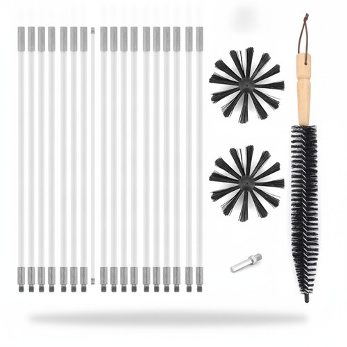 Chimney cleaning brush - cleaning, set