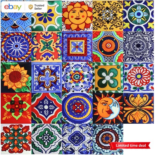 Moroccan tile stickers - 24,
